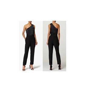 Truth & Fable Women's Evening One Shoulder Jumpsuit